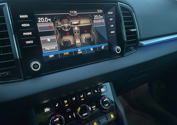 Skoda Karoq cena 99000 przebieg: 88000, rok produkcji 2019 z Zgierz małe 497